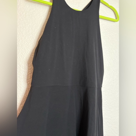 Athleta Conscious Dress Large Tall Black Racerback Athletic Tennis Golf Mini LT - Picture 8 of 12